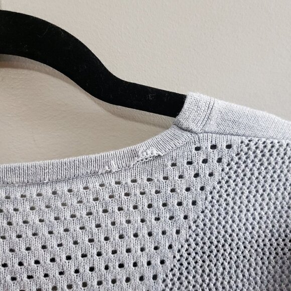 Lululemon Still Movement Sweater Heathered Dawn Blue Sz 6 - Picture 7 of 10